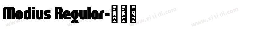 Modius Regular字体转换